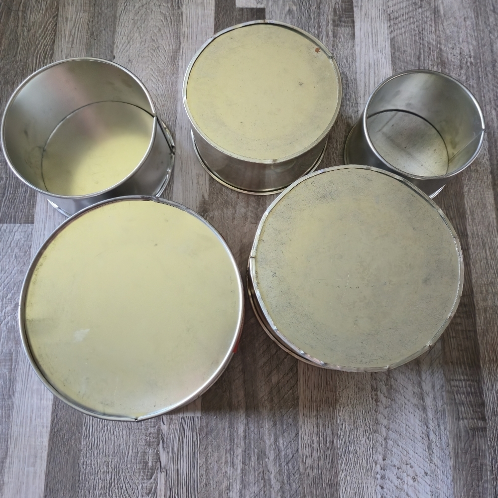 Baker's Delight Nesting Tiered Cake Pan Set 5 Vintage - Picture 5 of 11